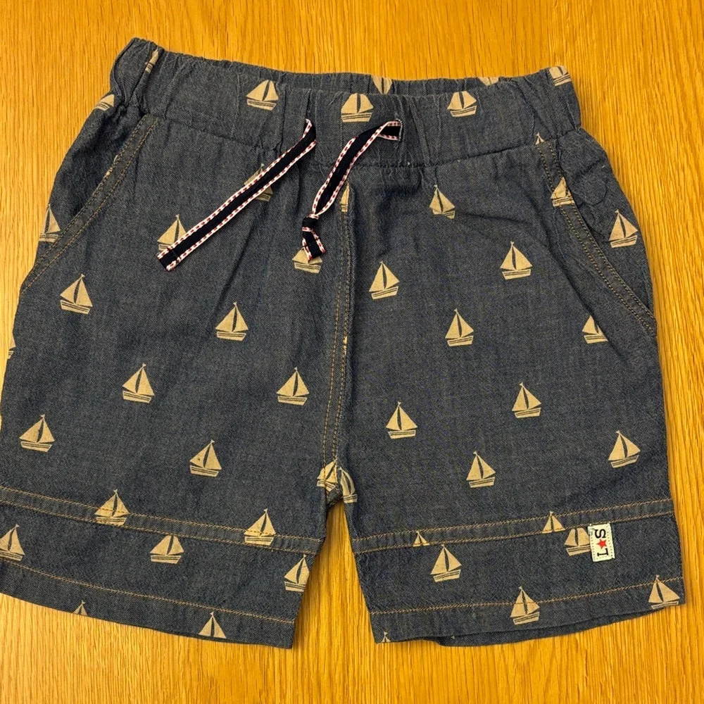 Lilly & Sid Nautical Print Boys Shorts 5-6 years